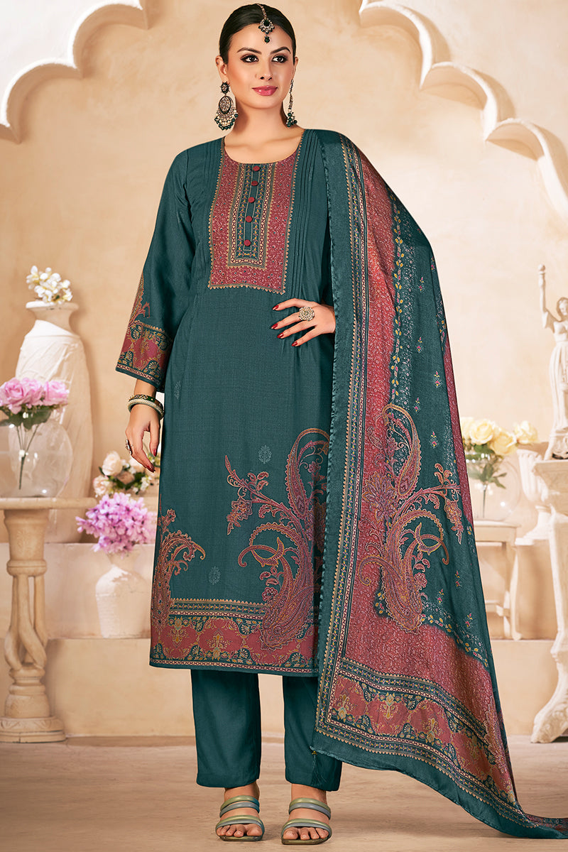 Sakhi-3 Pure Pashmina Salwar Suit Design