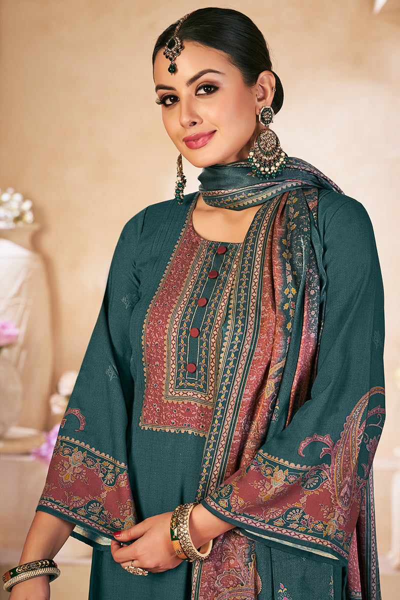 Sakhi-3 Pure Pashmina Salwar Suit Design