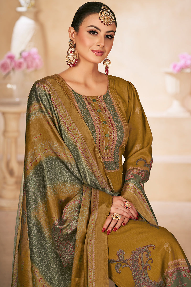 Sakhi-3 Pure Pashmina Salwar Suit Design