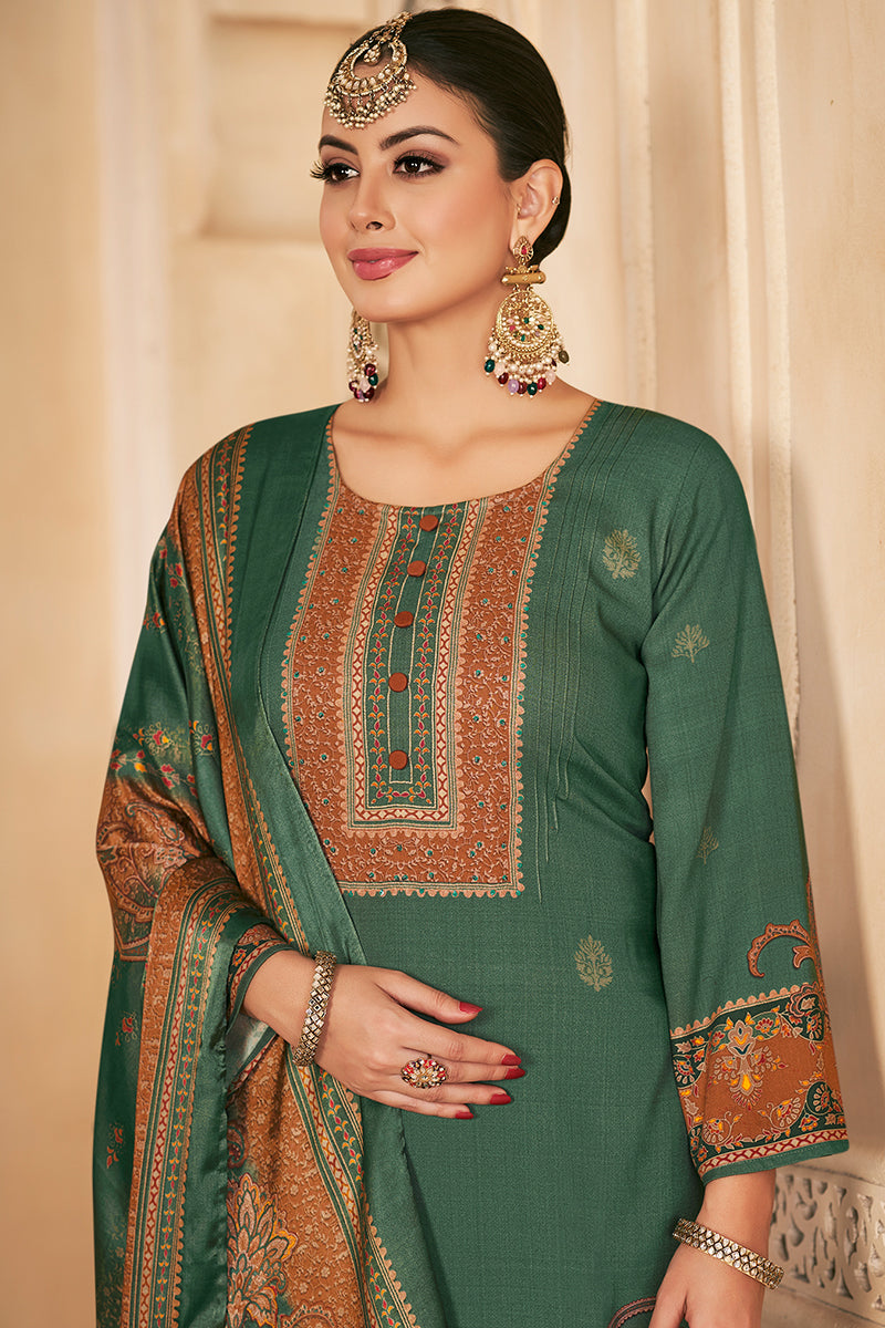 Sakhi-3 Pure Pashmina Salwar Suit Design