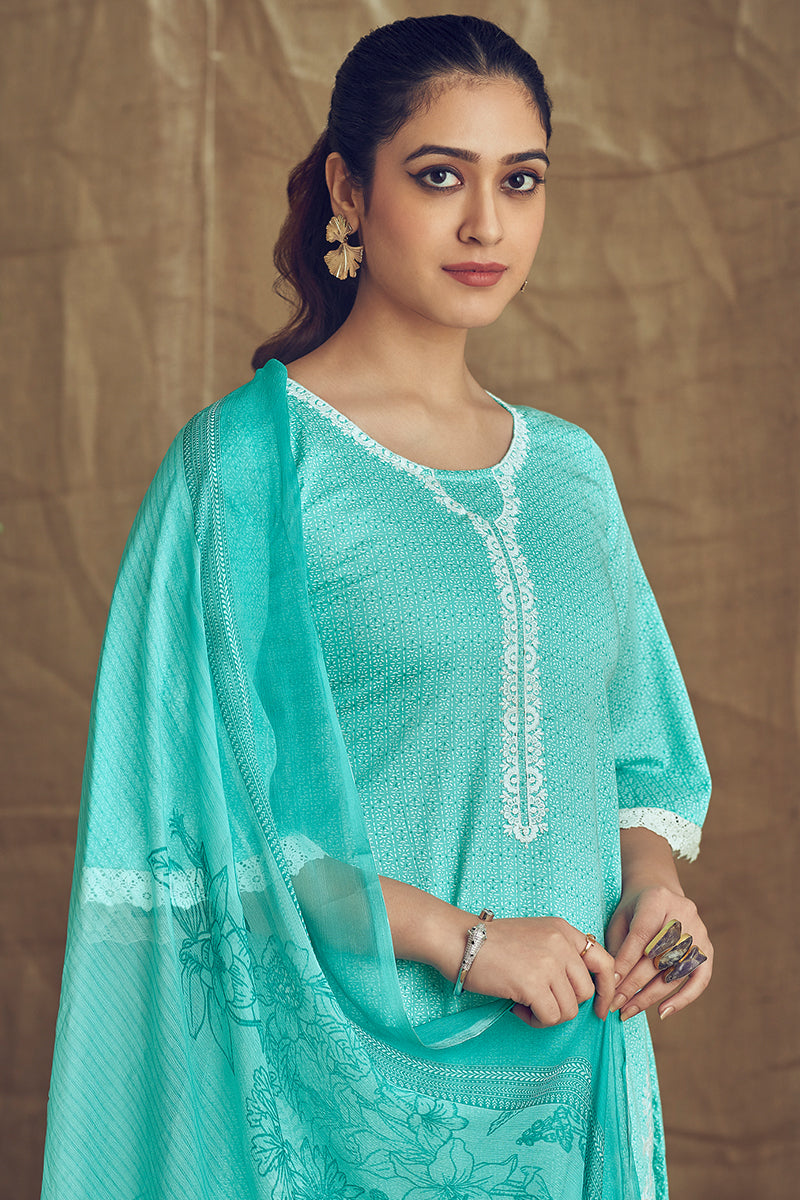 Simran Superior Cotton Salwar Suit Design 10056