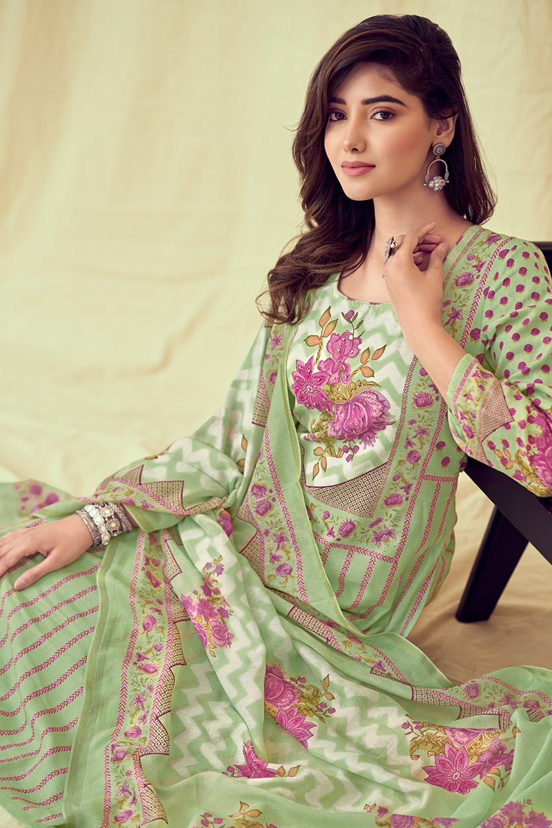 Vaani Pure Linen Salwar Suit Design 10080