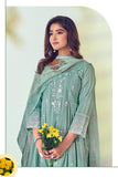 Green Superior Cotton Katha Print Salwar Suit