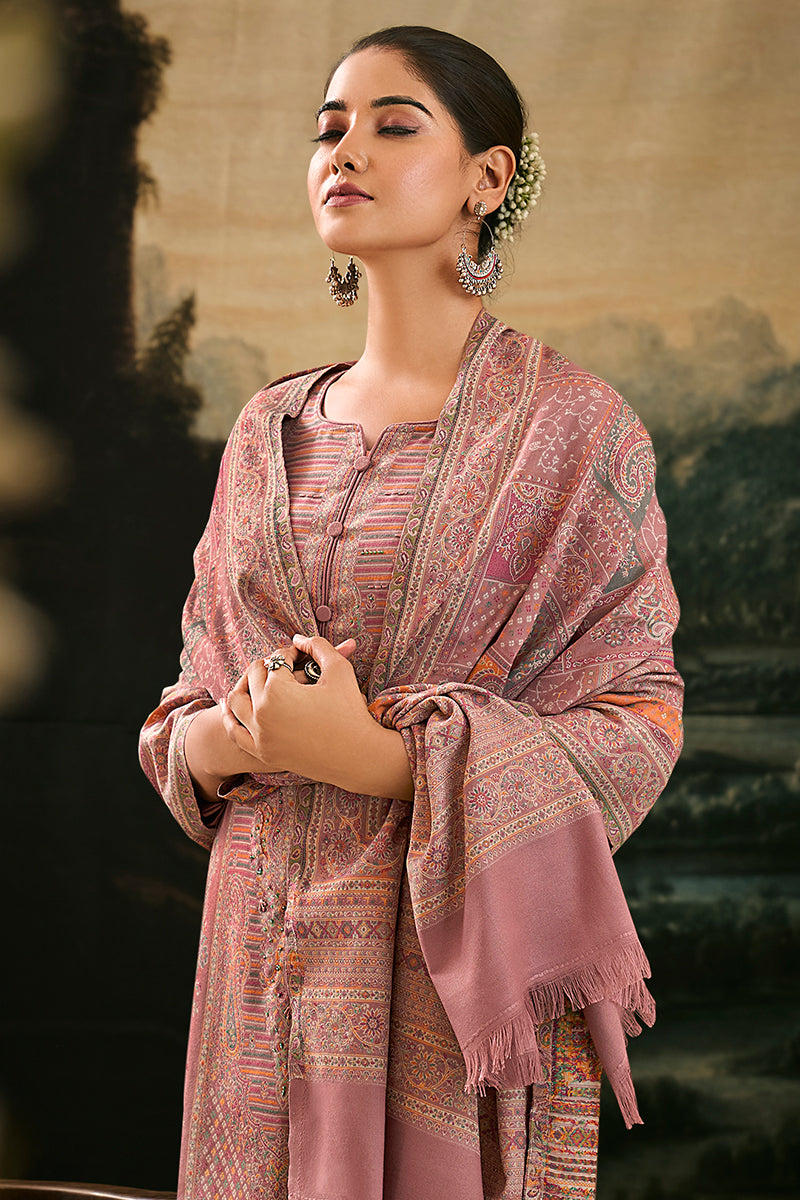 Premium Pure Pashmina Jacquard Salwar Suits