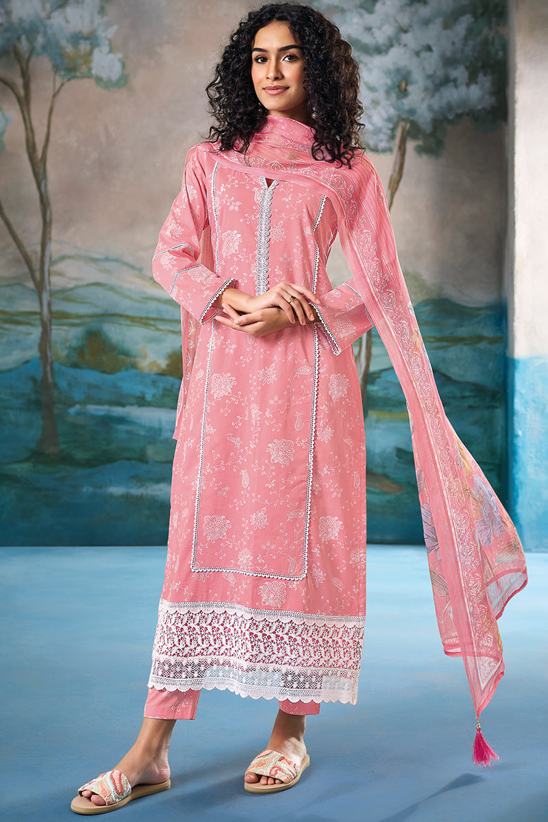 Superior Cotton Block Print Salwar Suit