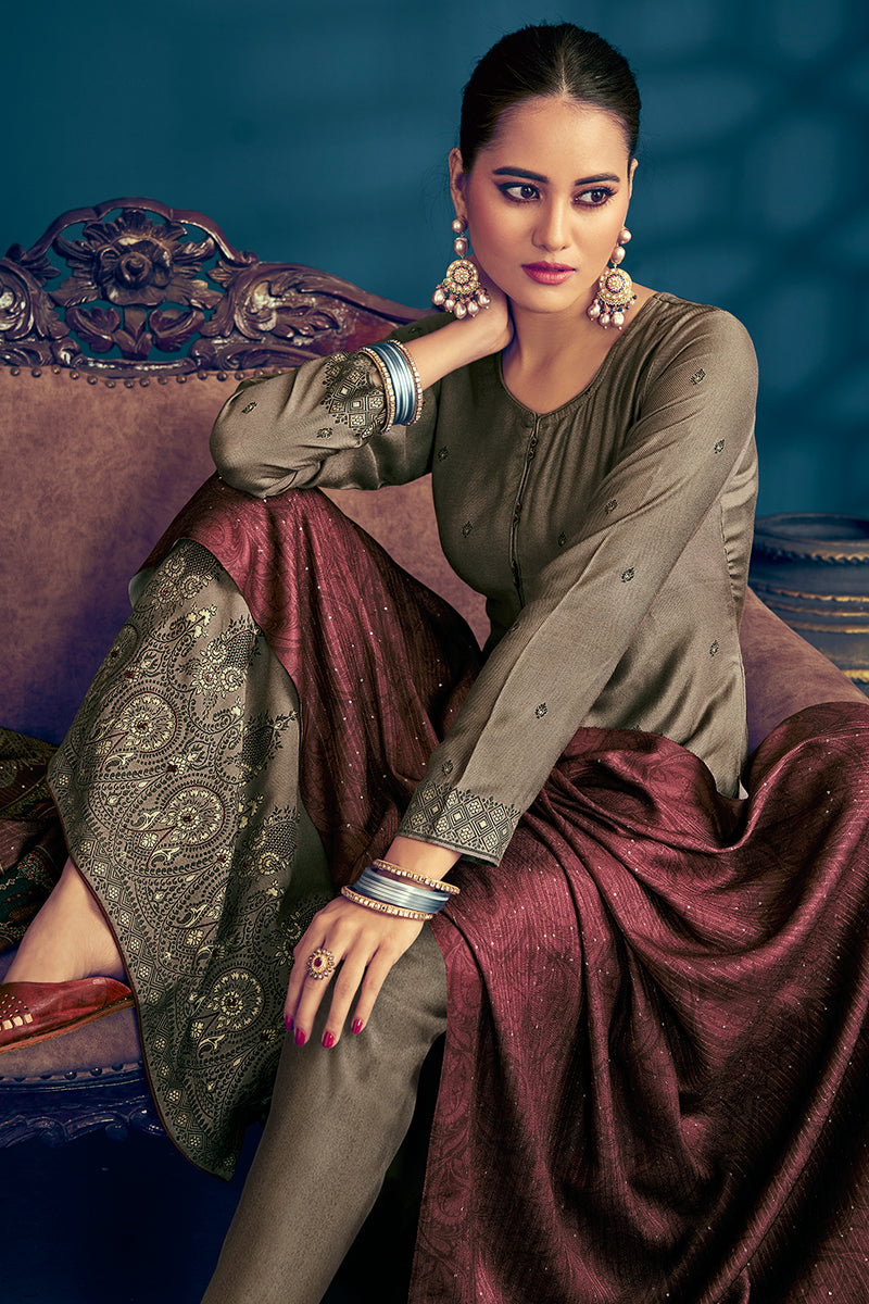 Varnika Pure Viscose Pashmina Salwar Suit Design