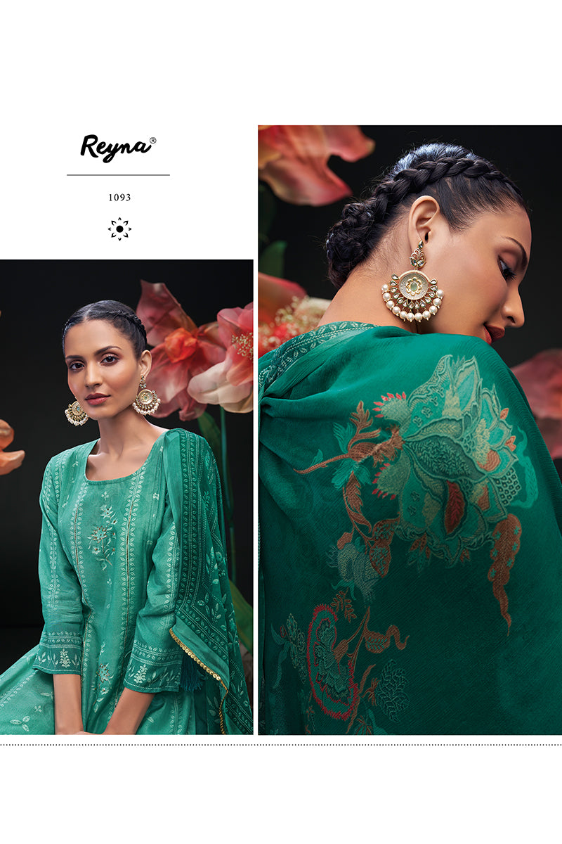 Embody Opulence in a Deep Emerald Pure Bemberg Salwar Suit