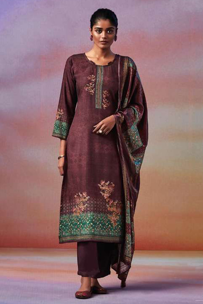 Paro Pure Viscose Pashmina Salwar Suit Design