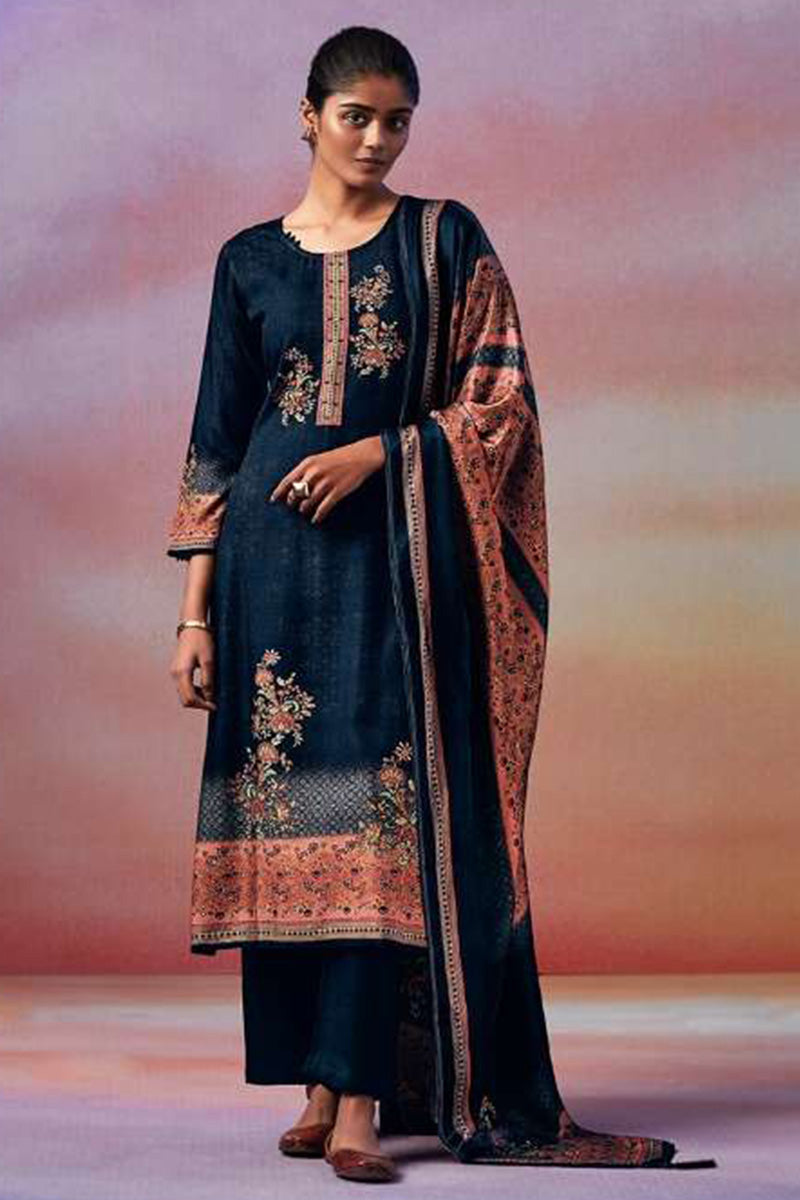 Paro Pure Viscose Pashmina Salwar Suit Design