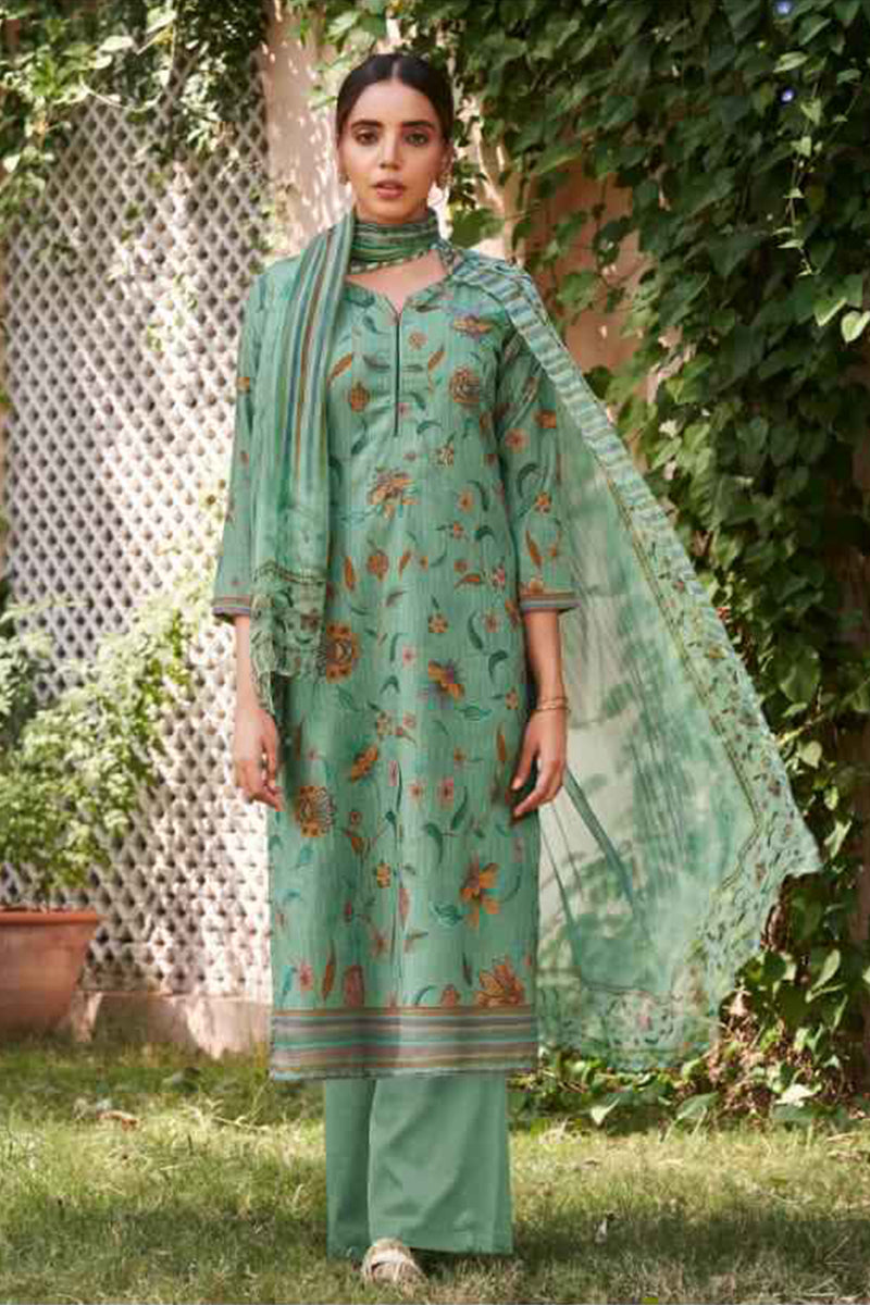 Winter Waves Pashmina Salwar Suit Design