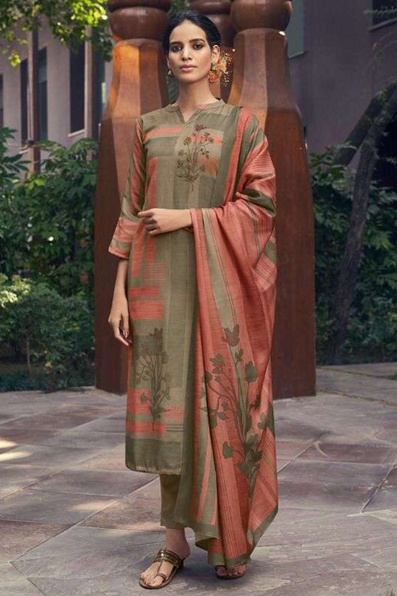 Winter Cluster Pashmina Salwar Suit Design 563 – Reyna Fabrics