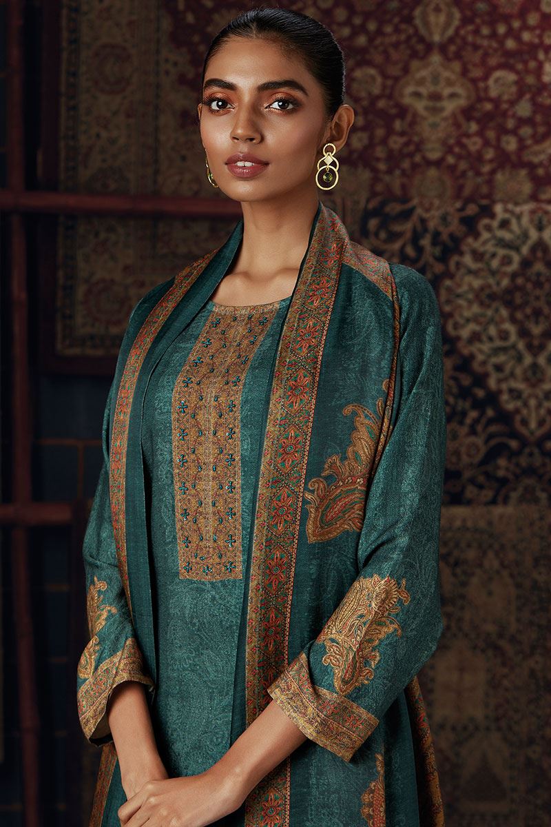 Sakhi-2 Pure Viscose Pashmina Salwar Suit Design